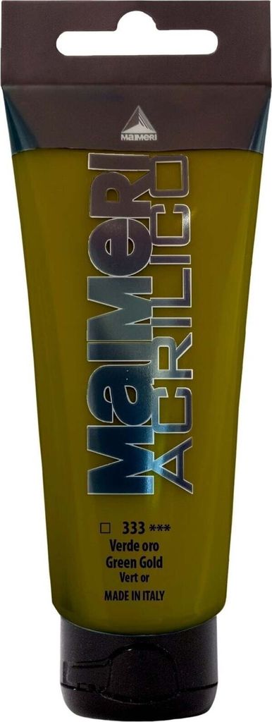 Maimeri Acrilico Acrylfarbe Green Gold 333 75 ml 1 stk
