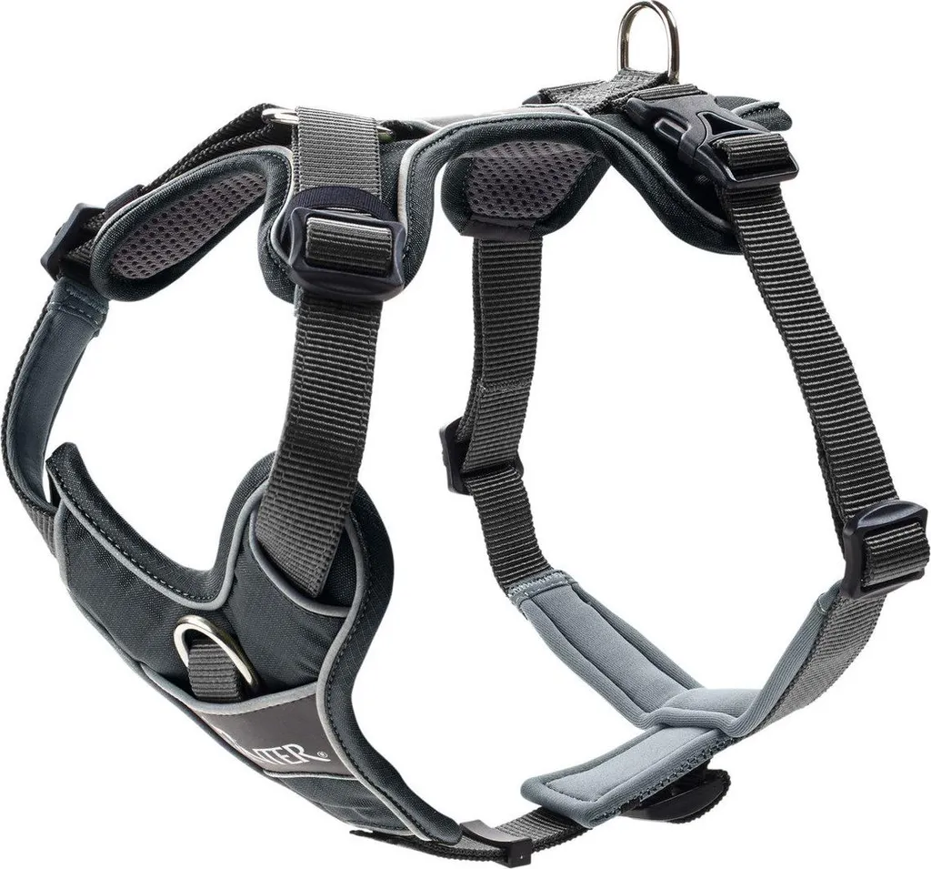 Harnais Chien Hunter Divo XS Gris : Idéal pour Balade Urbaine et Randonnée