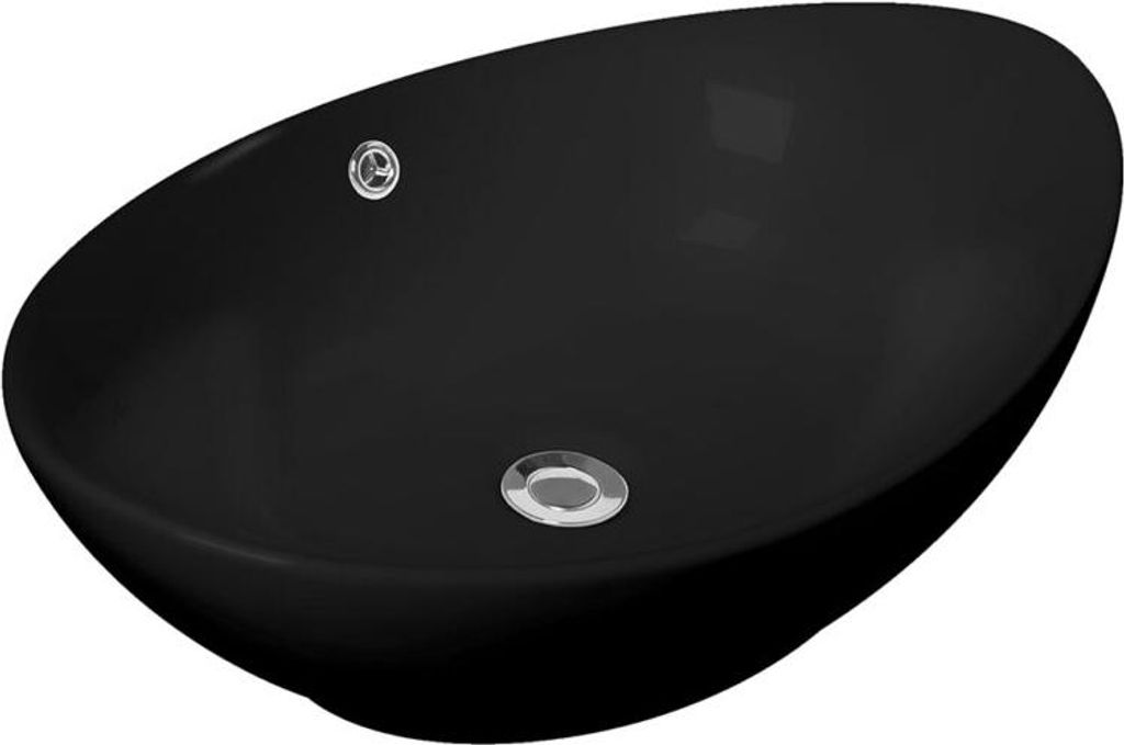 Beitz & Walz AqvaCeramica Aufsatzbecken 58 cm mattschwarz