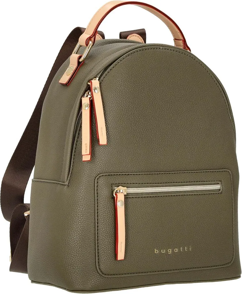Sac à Dos Bugatti Ella Vert Olive - Idéal pour Travail et Sorties - 9
