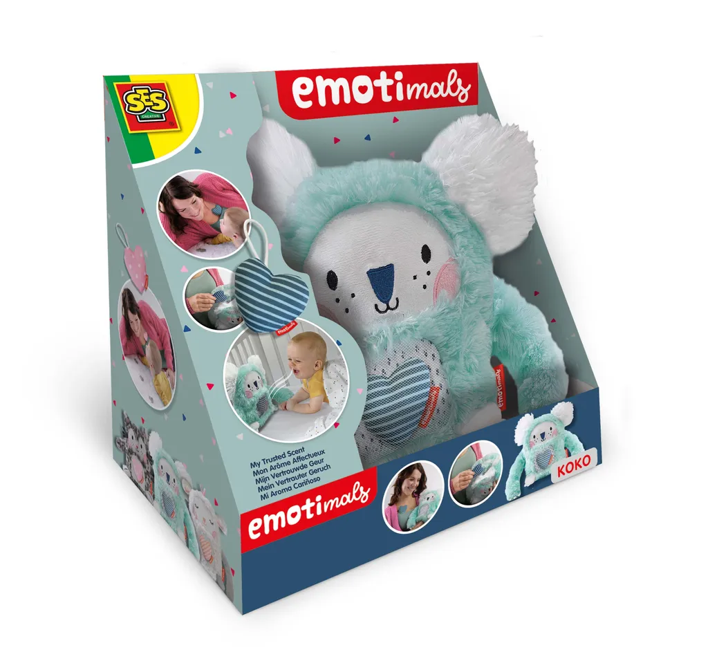 Peluche Koko Cuddle Ses Emotimals créatifs pour créer son parfum