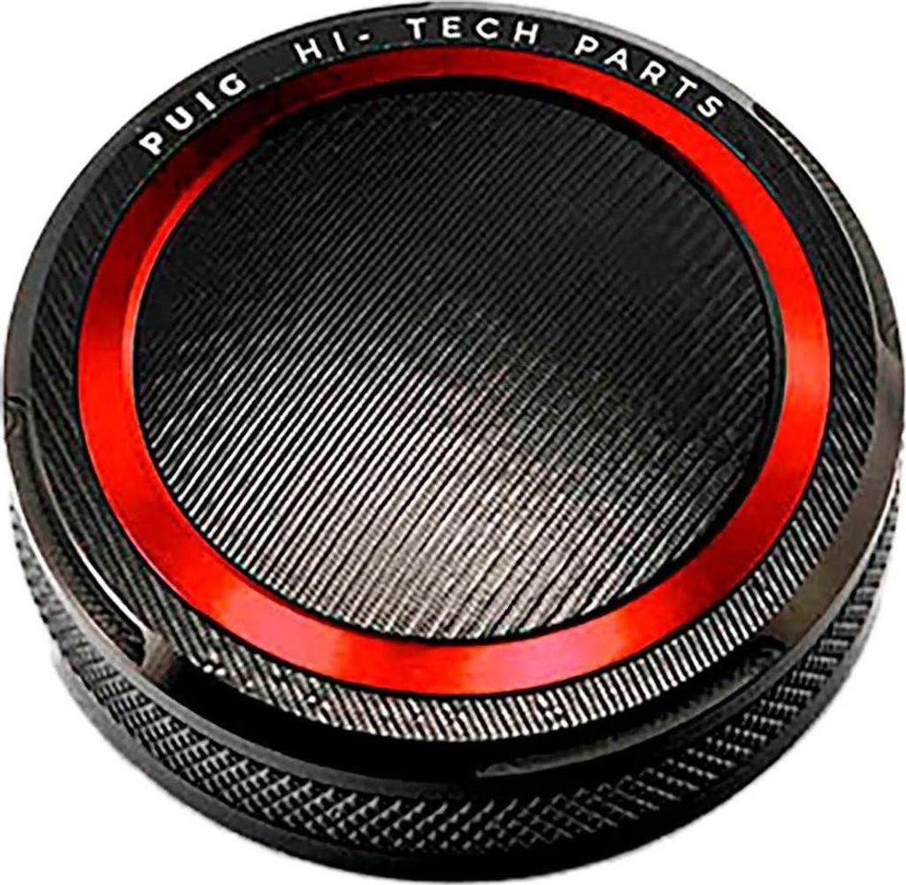 Puig Suzuki Gsx-r750 04 Bremsflüssigkeitsbehälterdeckel Rot Rot One Size