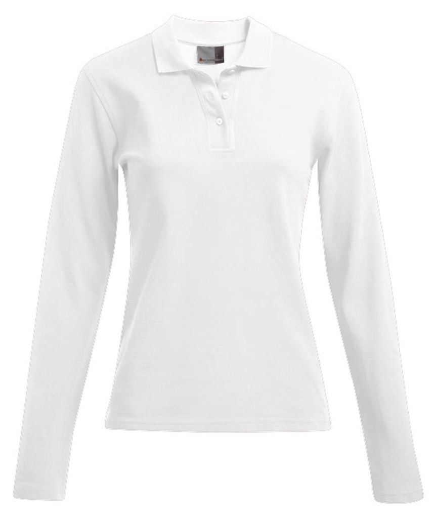 Promodoro - Poloshirt für Damen Langärmlig LT2921 (XS) (Weiß)