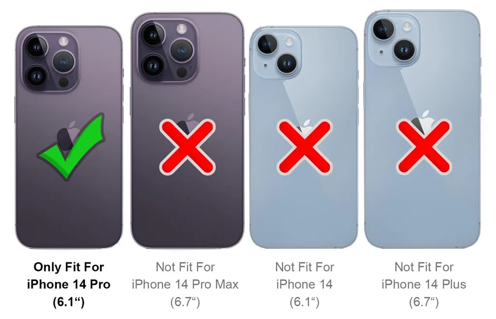 TUCCH Cover per iPhone 14 Pro 5G, Custodia [Blocco RFID] Portafoglio Pelle Sintetica TPU Antiurto, Funzione di Supporto Slot Schede Compatibile con iPhone 14 Pro (6,1 pollici, 2022) - Blu & Marrone