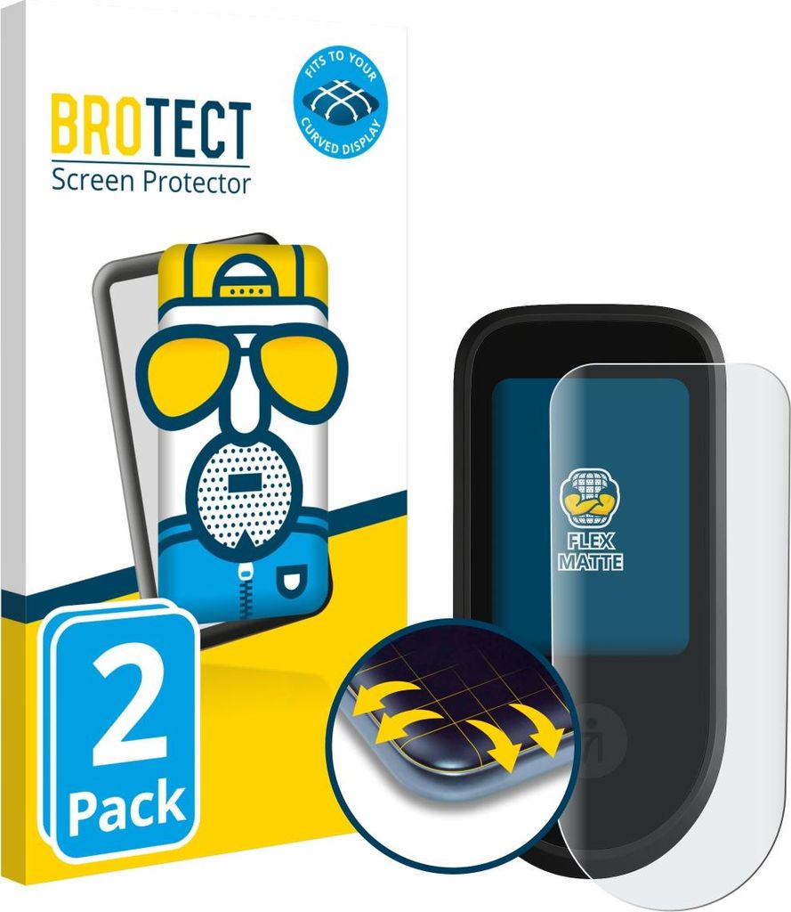 2x BROTECT Fullscreen Schutzfolie für Segway Ninebot Max G3 D Displayschutz Folie Fullcover Matt Entspiegelungsfolie
