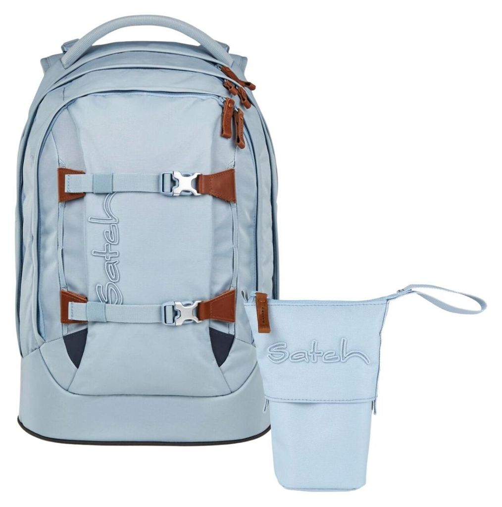 Satch, Schulrucksack-Set PACK Nordic Ice Blue 2-teilig, ab 5. Klasse