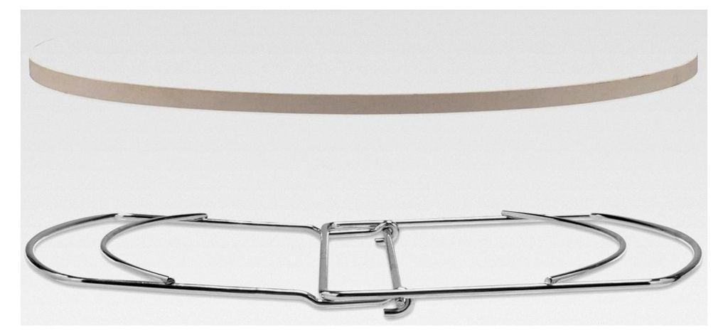 Runder Pizzastein für Camping und Outdoor-Grillzubehör, 34 cm