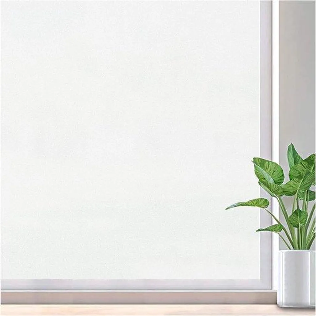 Film pare-soleil statique anti-regard et UV, blanc mat opaque 45 x 300 cm