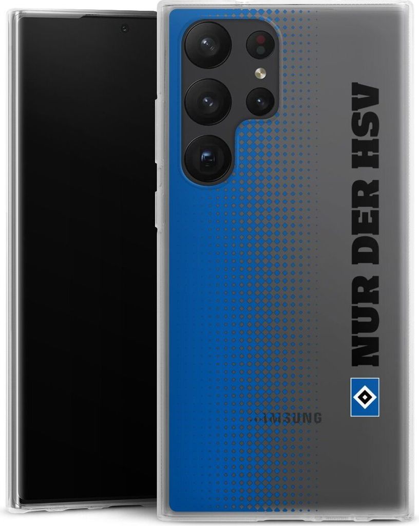 DeinDesign Handyhülle für Samsung Galaxy S23 Ultra Silikon Hülle Case Smartphone Schutzhülle HSV Logo transparent