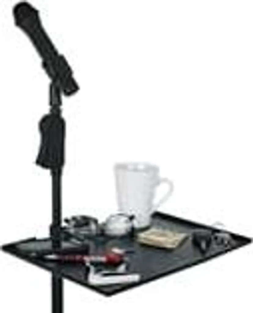 Plateau Support pour Pied de Micro Étagère Accessoires 11x15 po