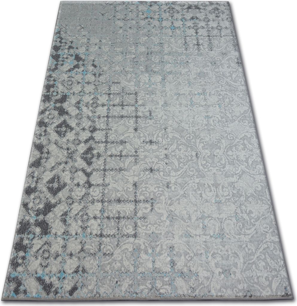 Teppich ACRYL PATARA 0140 L.Sand/Turquise Grau 80x150 cm