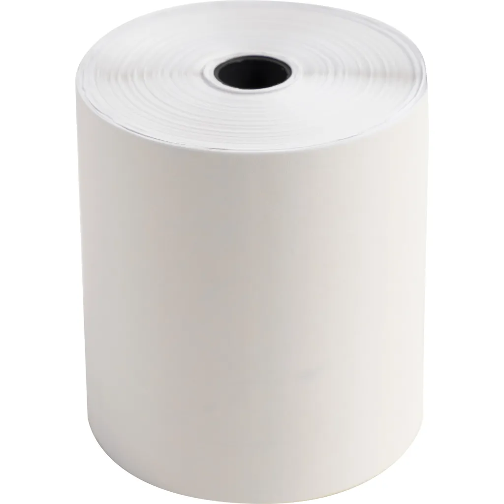 Bobine Ticket de Caisse 76x70mm 2 Plis Blanc et Jaune 57g - Lot de 50