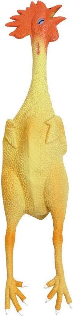 Kerbl Pet Hundespielzeug, Kauspielzeug, 23 cm, Latex, gelb/rot, mit Squeaker