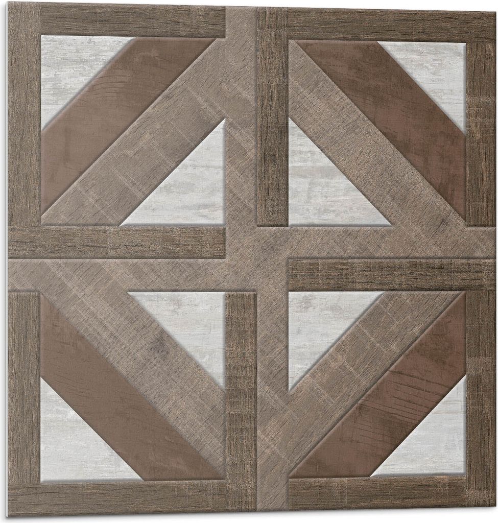 Geometrie Von Holz Und Beton – Selbstklebend – Wandverkleidung – Wandpaneel – Wanddeko – Dekorative Wandpaneele – 3D Wandpaneele – Wa...