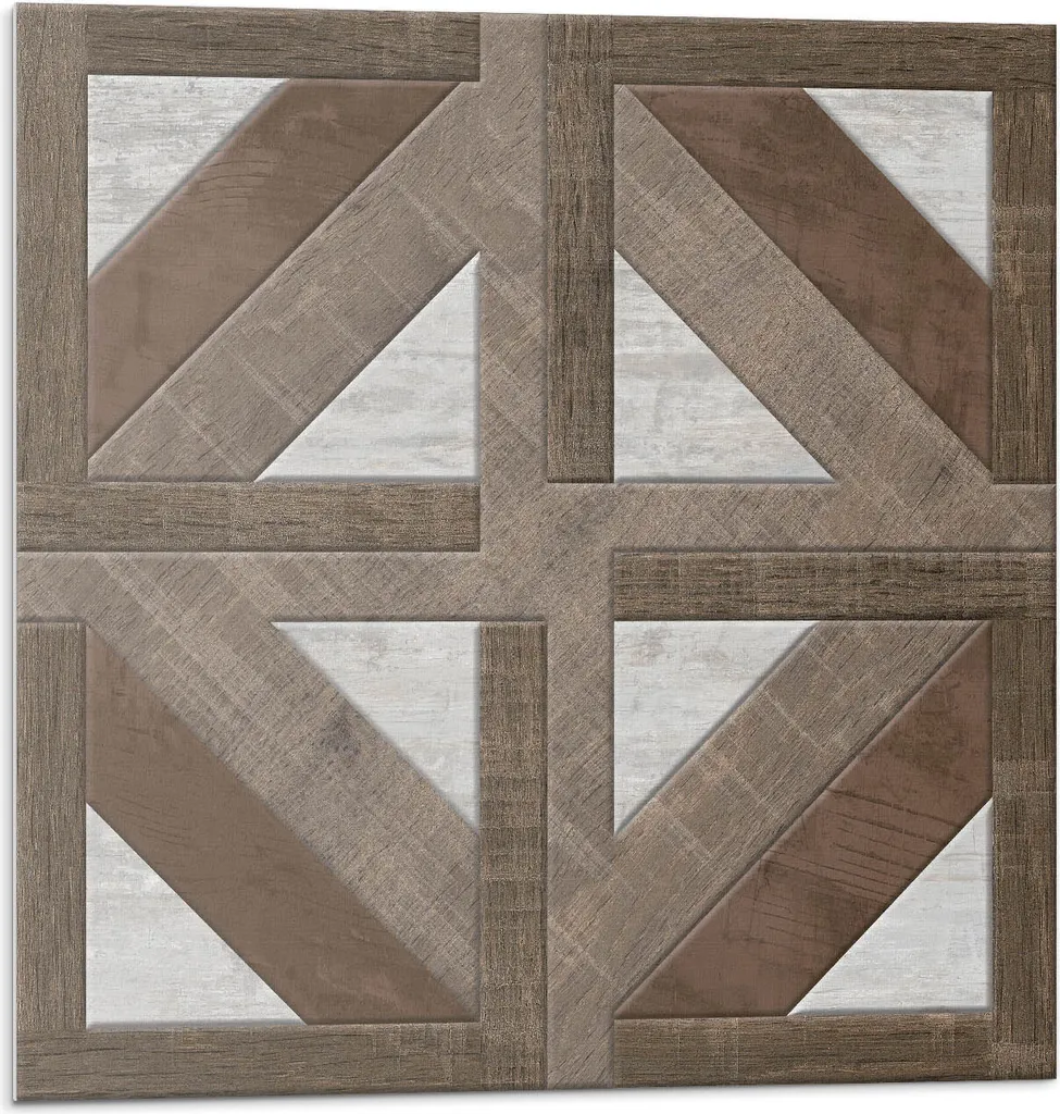 Pannelli Parete Autoadesivi 50x50 cm | Effetto Legno e Cemento 3D