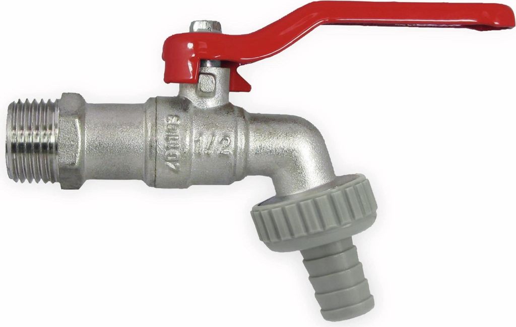 PUTEUS Kugel-Auslaufventil, 3/4", Messing
