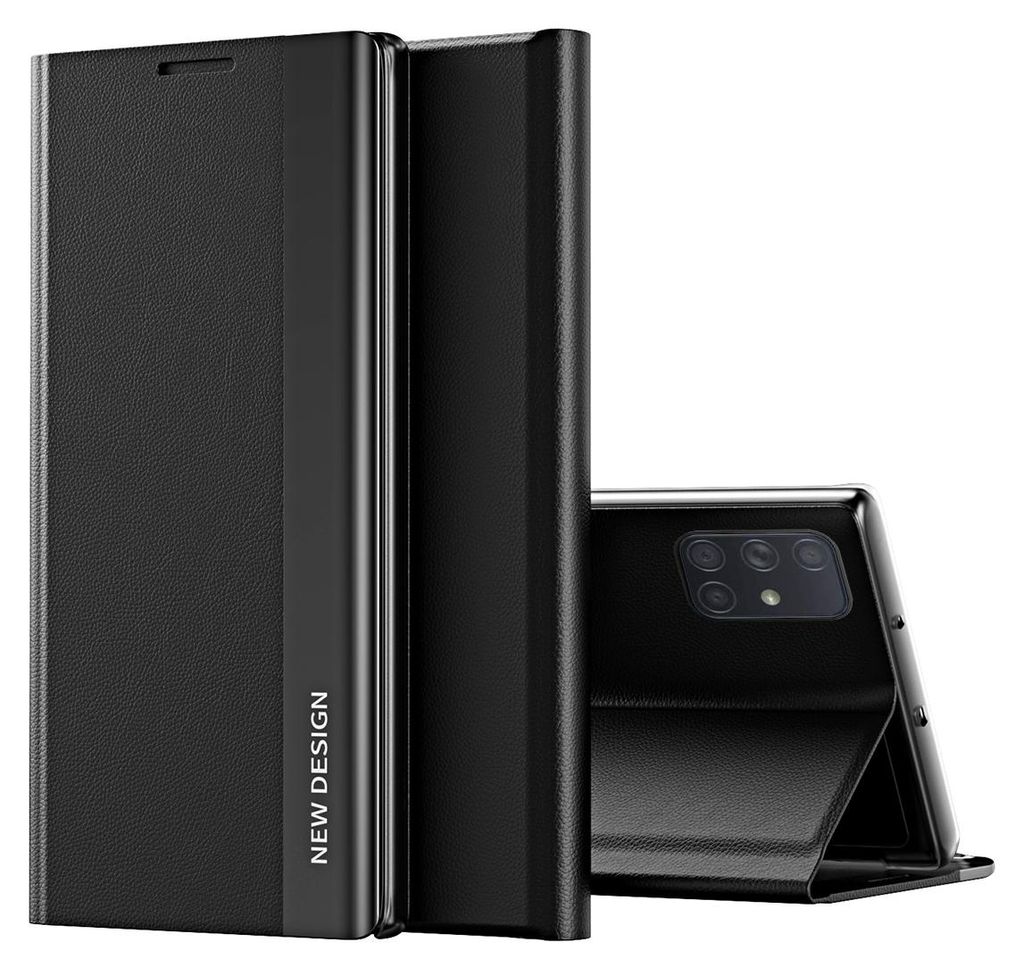 Galaxy A51 Hülle, LaimTop Leder PolyurethanMagnetisch Klapp Produktbild 