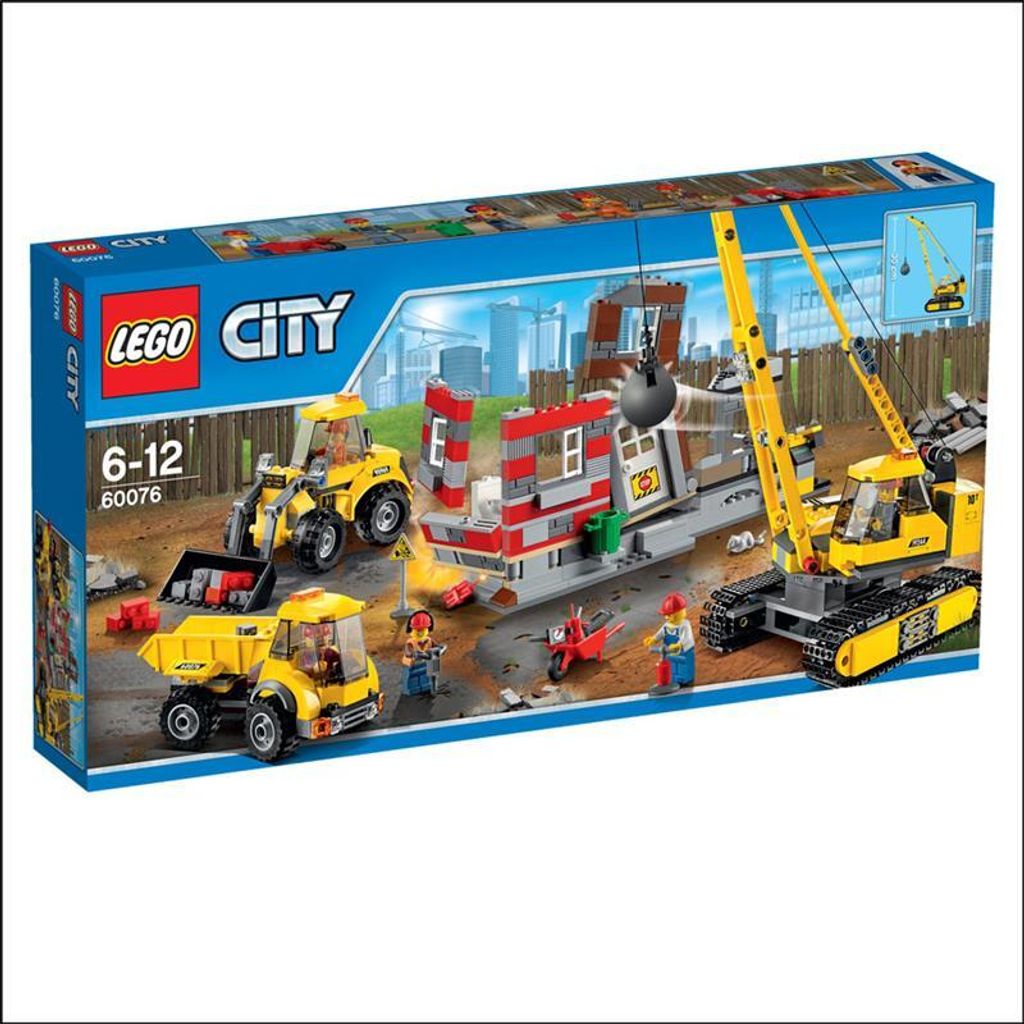 Lego 60076 City - Plac budowy do rozbiórki Zdjęcie produktu 