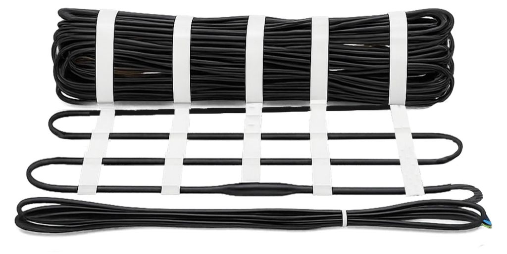 400V Freiflächenheizung für Gussasphalt, 75cm breit, 400W/m² 4,5m²