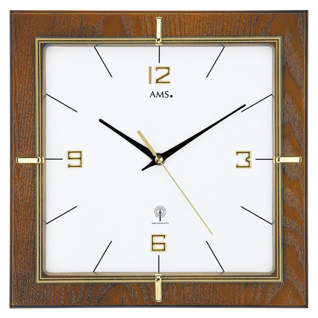 AMS Funk-Wanduhr, Funkwerk, 29x29x5cm, 5834 Produktbild 