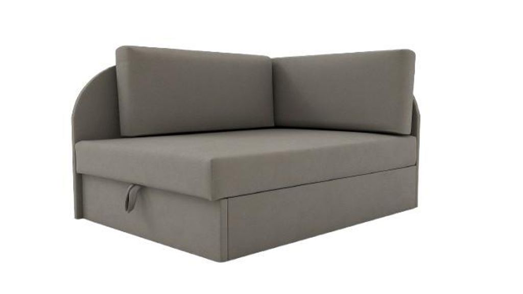 Sofa Kubuś Schlafbett mit Stauraum Universell Farbe Graue Iwmar Möbel