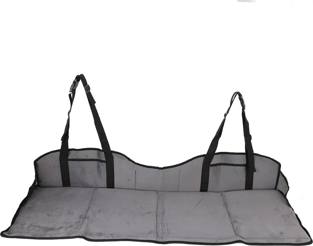 Extension de siège arrière pliable et portable en flanelle pour voiture
