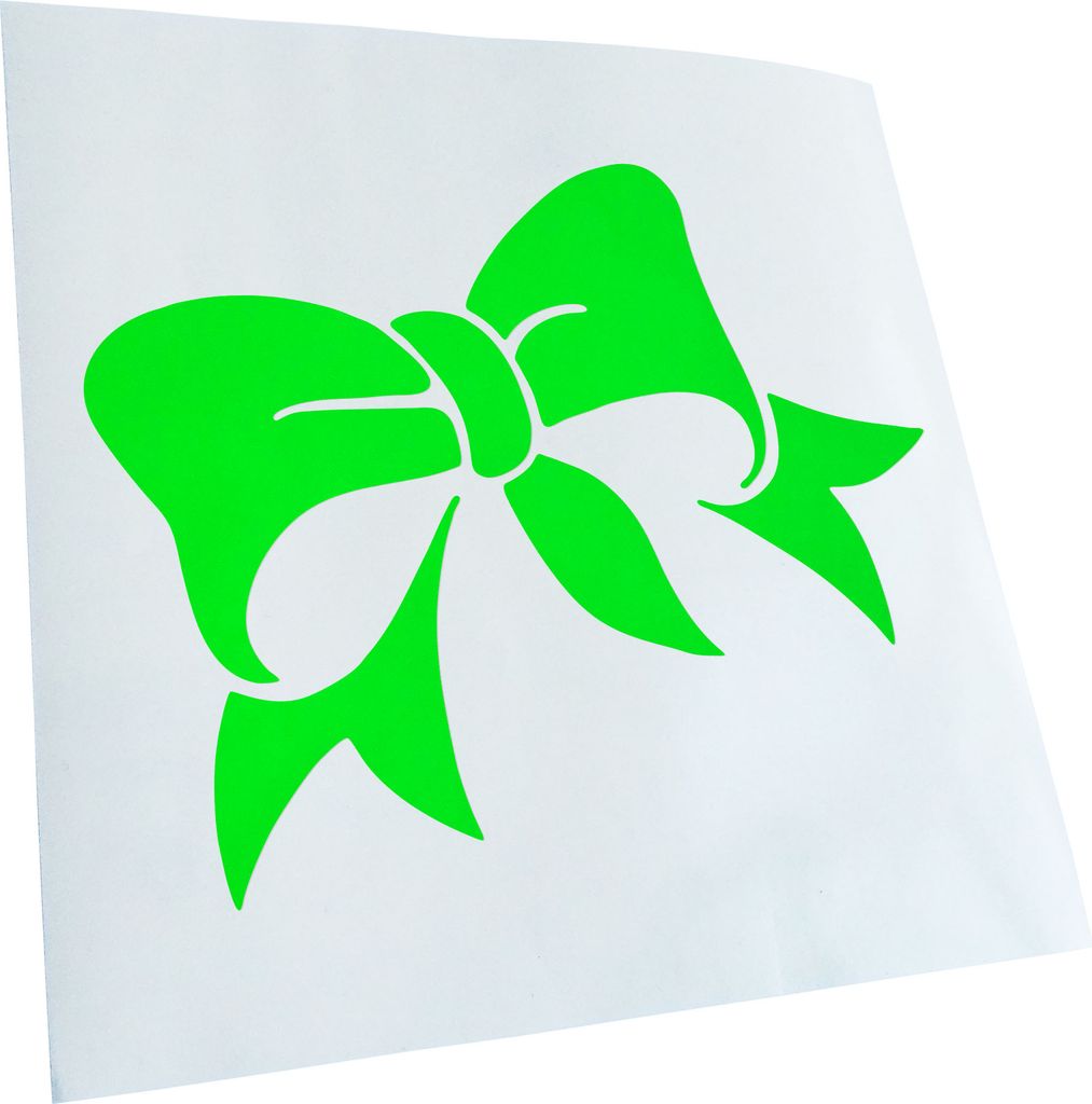 hauptsachebeklebt Kiwistar - Autoaufkleber - Schleife - Knoten - Mädchen - Girl Heckscheibe - Aufkleber für Auto Kfz Fahrrad, LKW, Truck Mofa