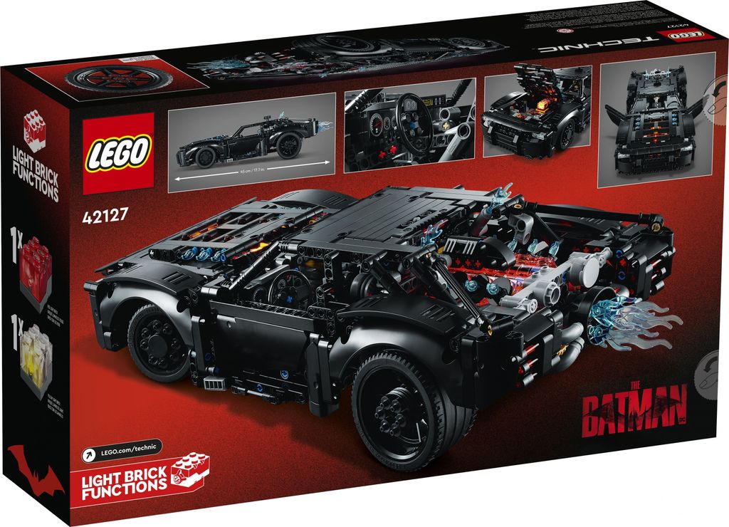 LEGO 42127 Technic BATMANS BATMOBIL Spielzeugauto mit Produktbild 10
