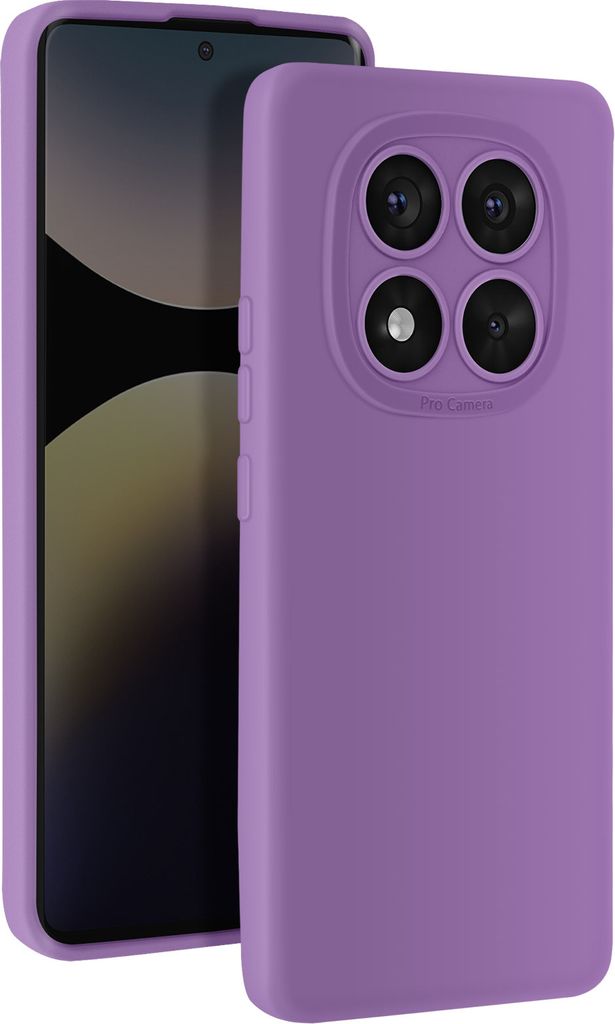 Avizar, Hülle für Redmi Note 14 Pro und 14 Pro Plus Silikon Kamera geschützt, Violett