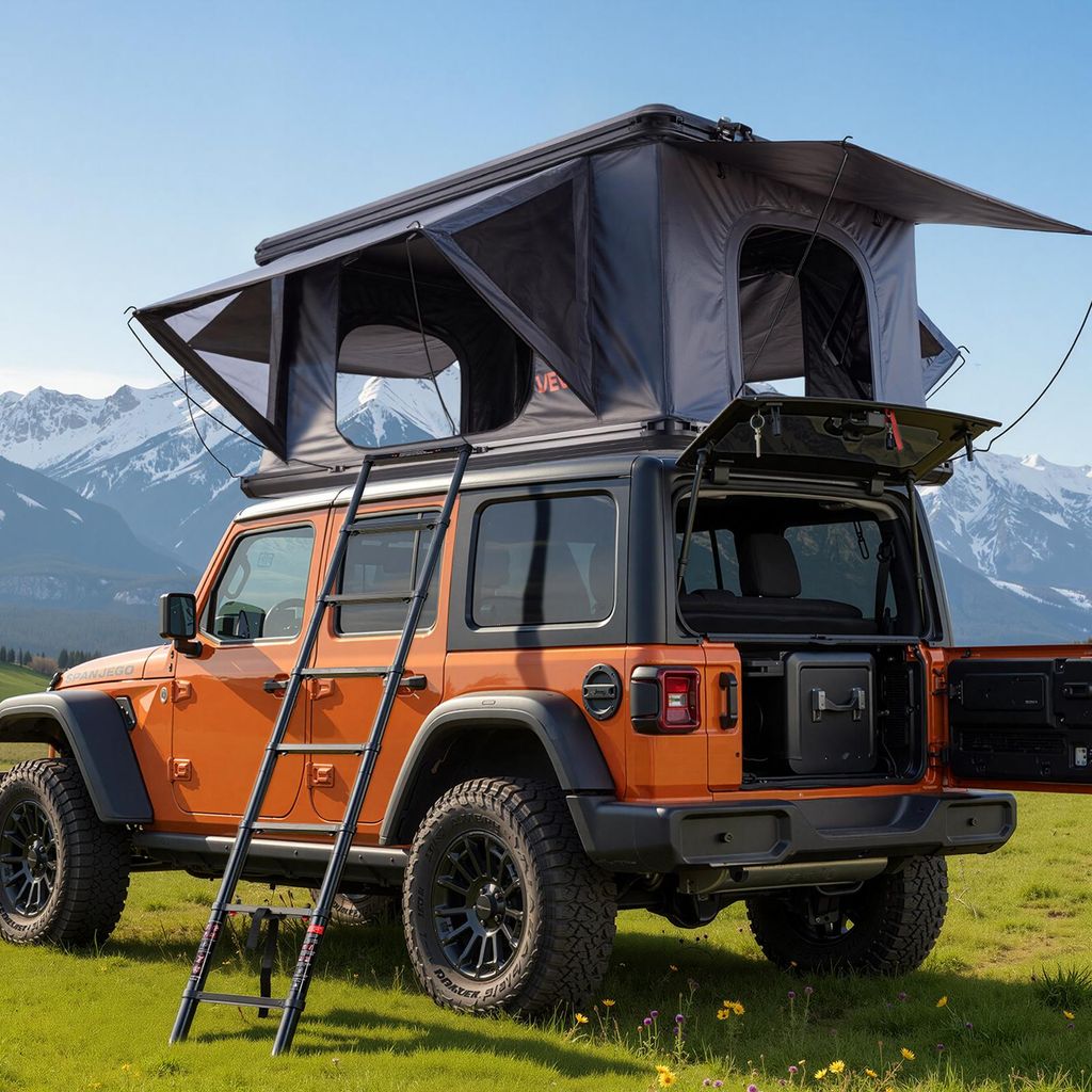 VEVOR Autodachzelt Hartschalen für 2-3 Personen, Produktbild 