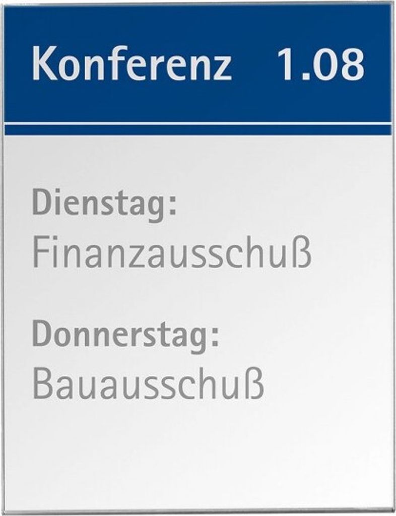 RIO Türschild DIN A5, Format: 149,5x212 mm