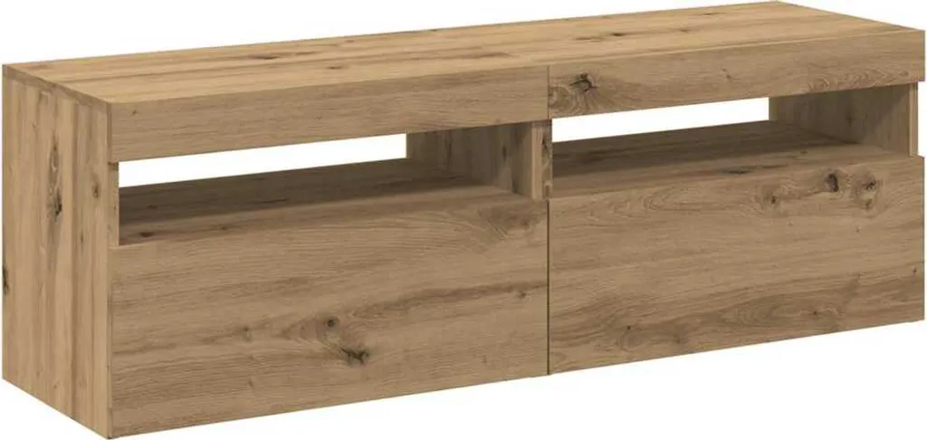 SYFAX™ Smart TV Stand: 2 Moduli LED in Legno Multistrato Premium