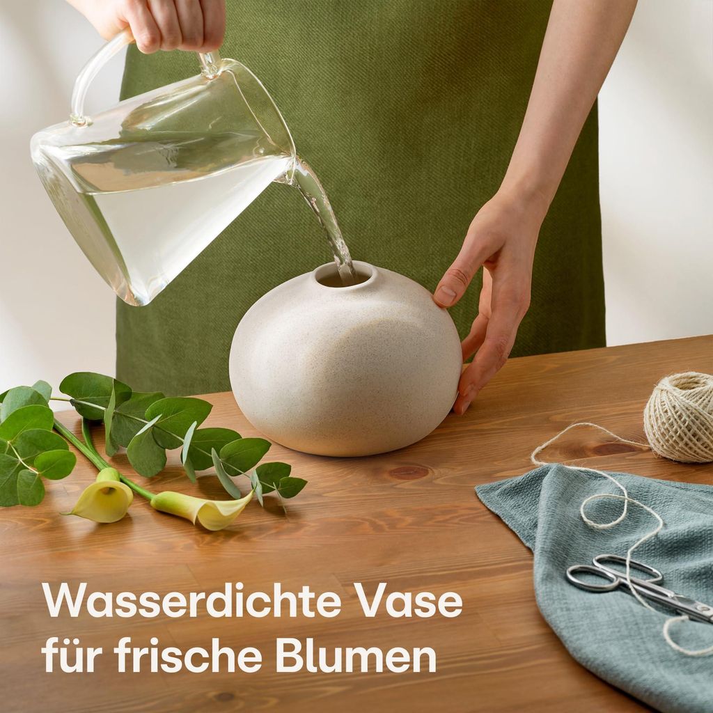 grüne glas vase Glasvase mit Misteldekor Farbe:30. Kiwi