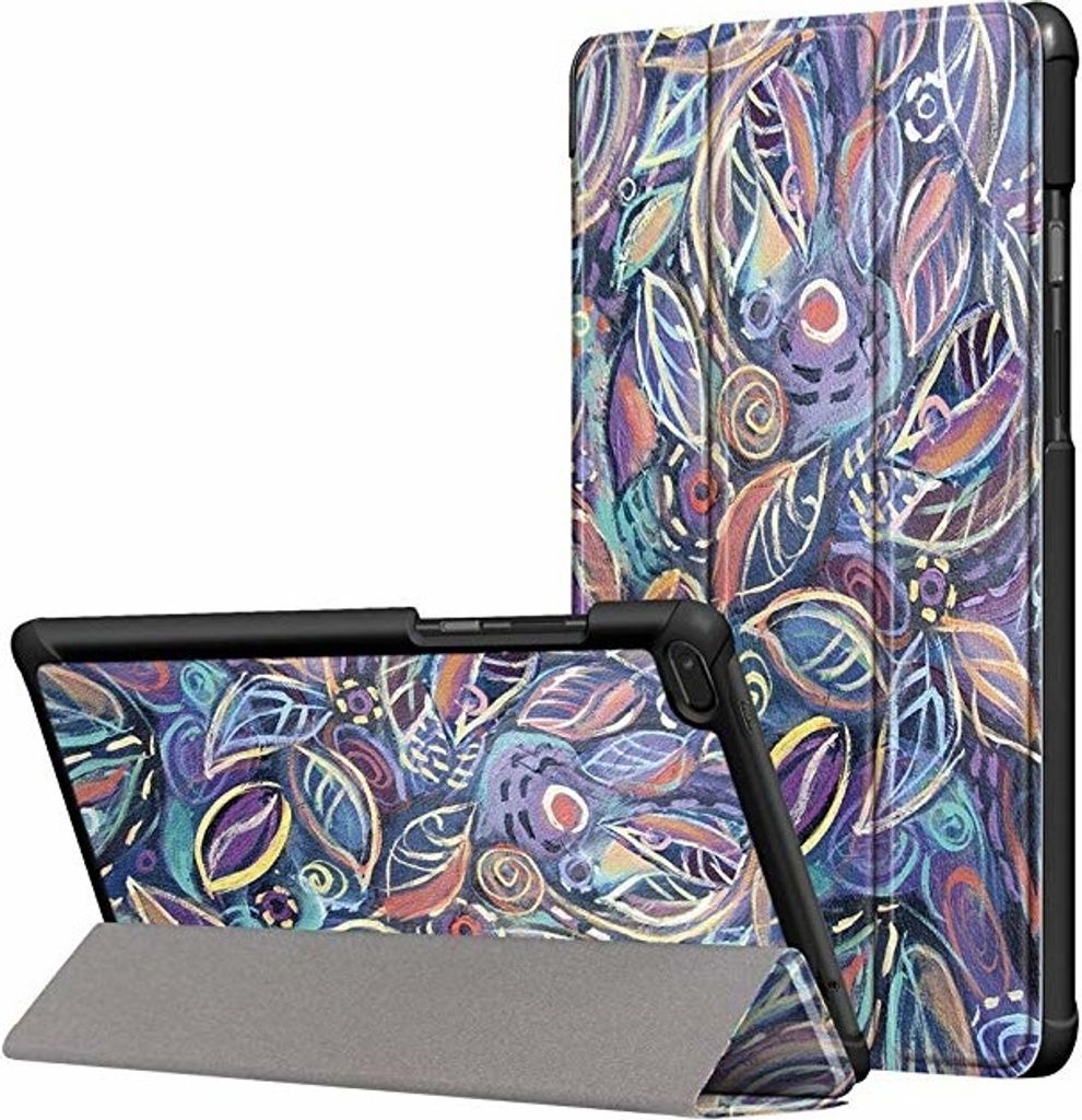 Case2go - Hülle kompatibel mit Lenovo Tab E8 8 inch (2019) - Mit Standfunktion - Kunstleder Tablet Case Schutzhülle - Malen