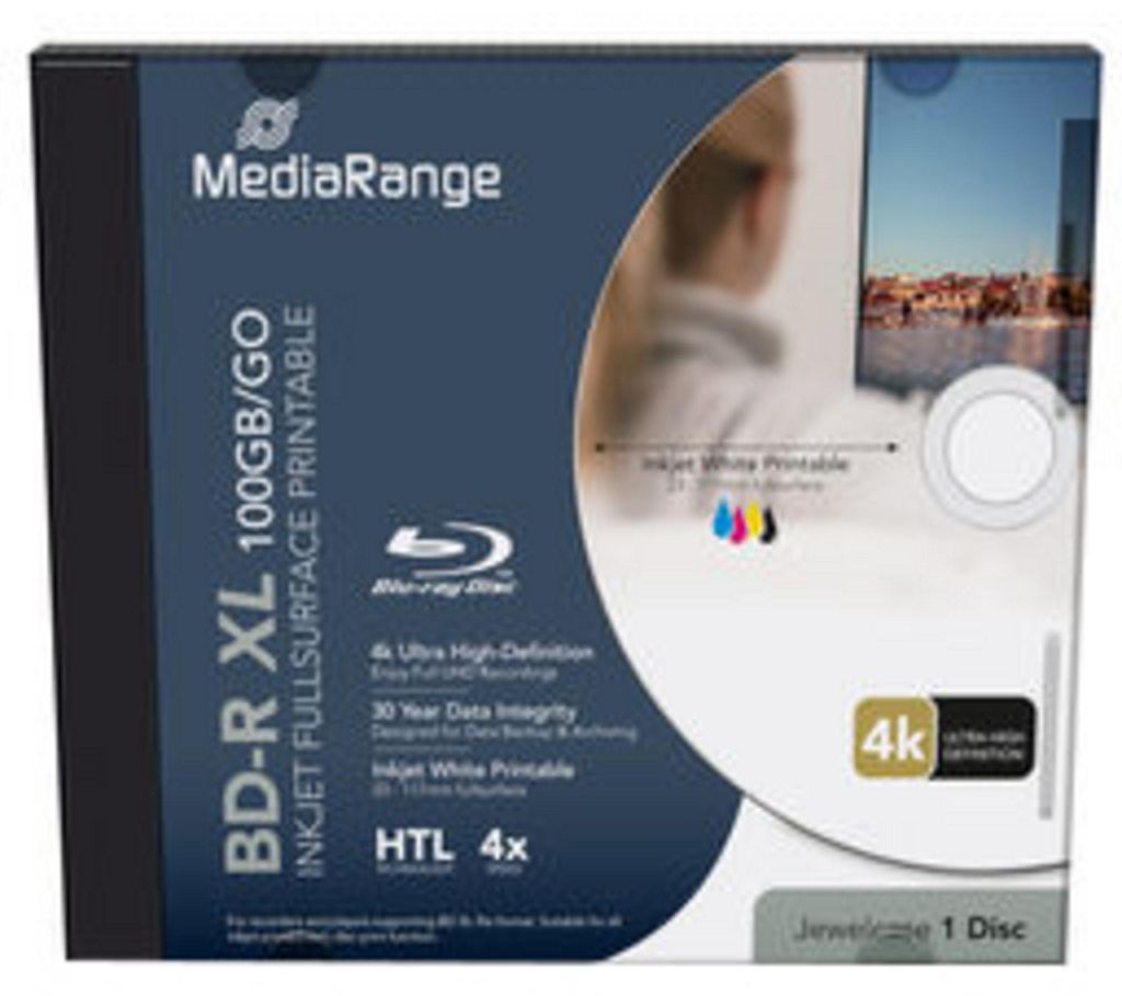 Mediarange Mr520 Bd-r Xl Blu-ray Durchsichtig  Durchsichtig Produktbild 