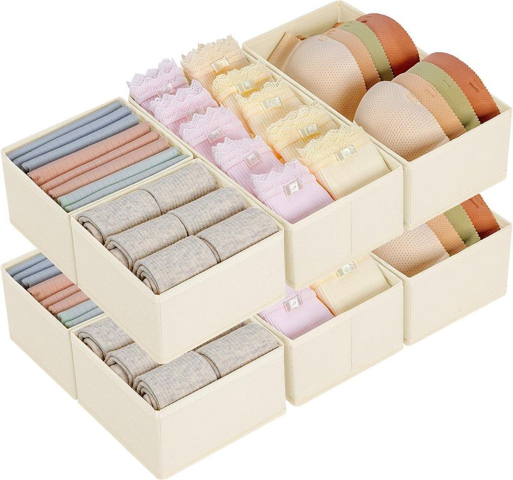 DIMJ Set di organizer per cassetti da 8 pezzi, contenitore Immagine del prodotto 