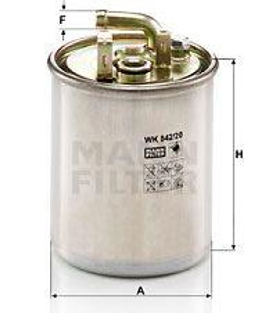 MANN-FILTER WK 842/20 Kraftstofffilter OE 05170896AB kompatibel mit Sprinter