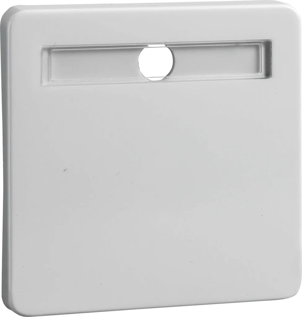 Plaque de recouvrement 213624 blanc avec champ d'écriture ergonomique
