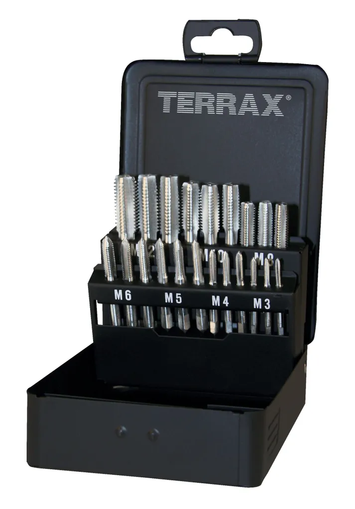 Coffret de taraudage à main RUKO en acier pour filetage de précision