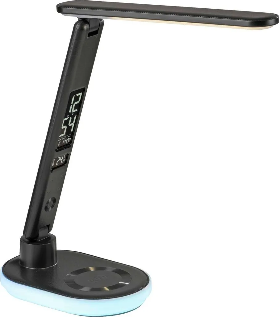 Luminaire de bureau design noir 54cm avec LED variable et couleurs RGB