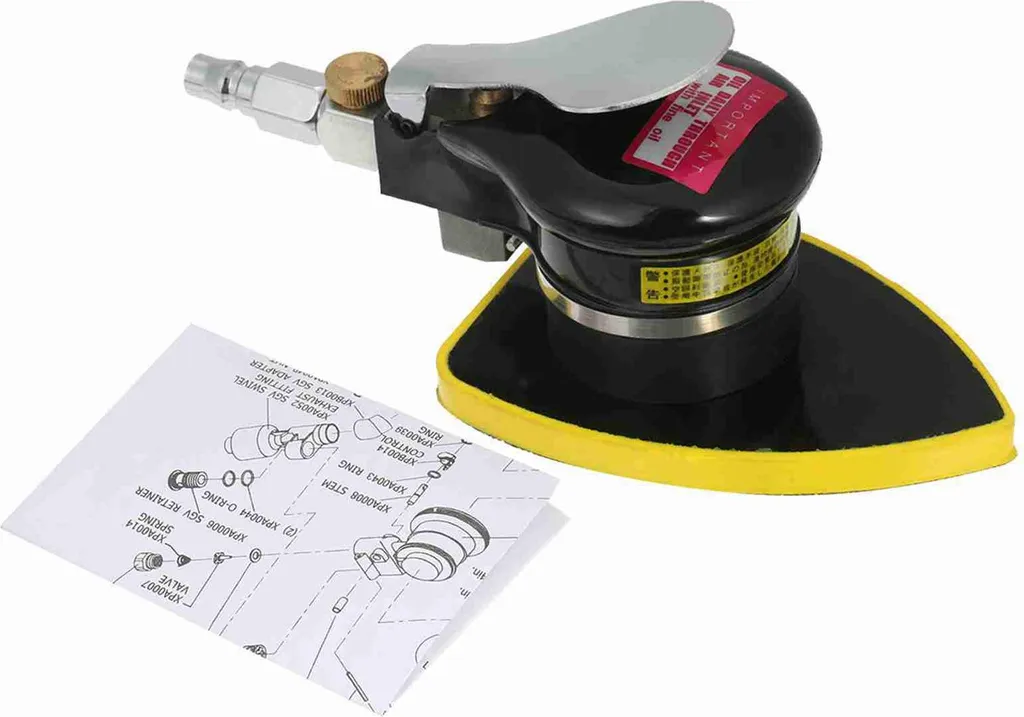 Ponceuse orbitale pneumatique compacte pour travaux de polissage fin - 4