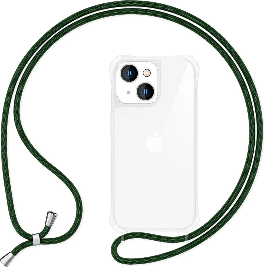 Collana (O) per Apple iPhone 14 Cover protettiva Custodia con catena cordino
