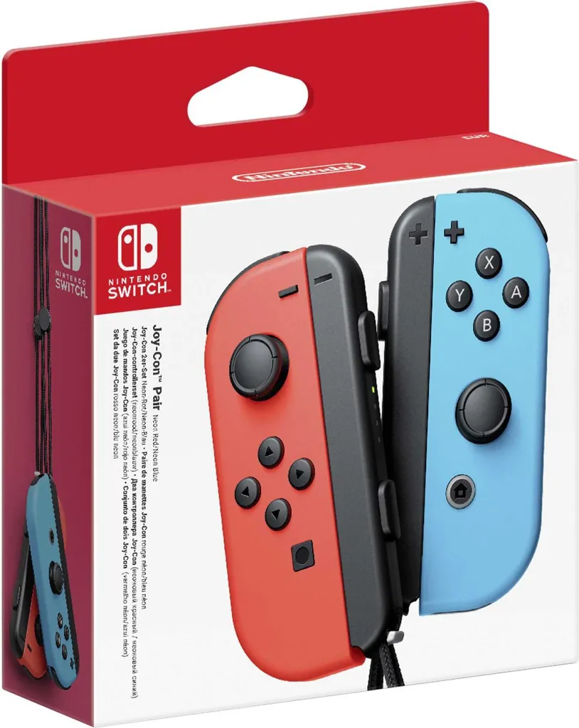 Nintendo Joy-Con Blu, Rosso Bluetooth Gamepad Analogico/Digitale Nintendo Switch