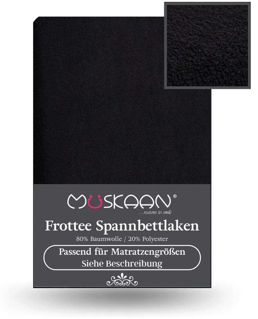 Frottee Spannbettlaken 140x200 cm - 160x200 cm Produktbild 