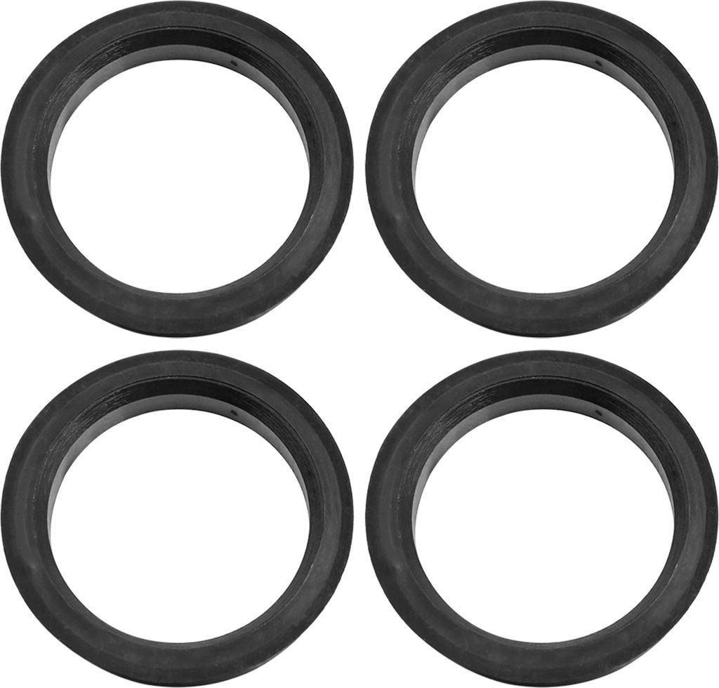 4 Stücke Zentrierringe Felgenzentrierring Kunststoff Distanzringe für Universal 73.1 bis 57.1 mm Schwarz