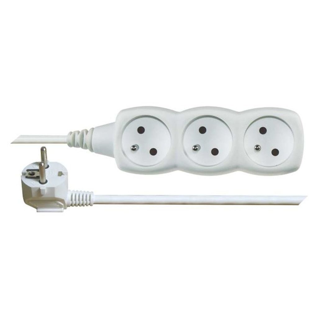 Emos 1902030500, Základný, Biela, 3 AC zásuvky/AC zásuviek, Obrázok produktu 