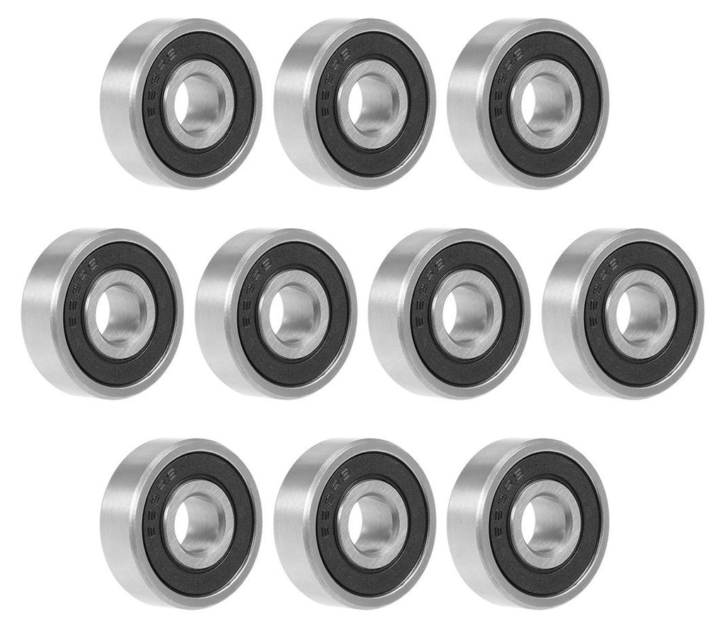 10 Stš¹ck 628-2RS Kugellager Rillenkugellager Bearing Rollenlager fš¹r Skateboard 3D Drucker Roller Inline Skates 8x24x8mm Doppelt Versiegelt C...