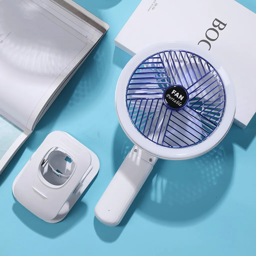 Ventilateur électrique multifonction USB-C portable à clip 4 vitesses - 11