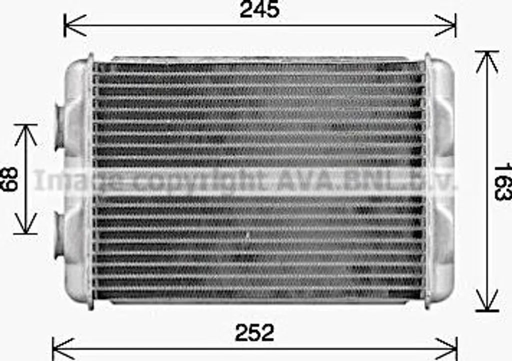 AVA AL6158 Système de Chauffage OE 77363485 pour Alfa Romeo 159 Brera