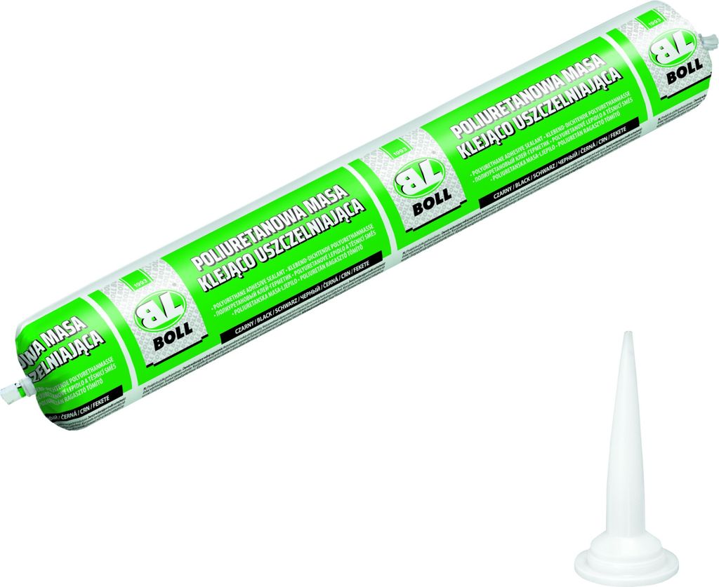BOLL Polyurethan Dichtungsmasse Folie 600ml SCHWARZ